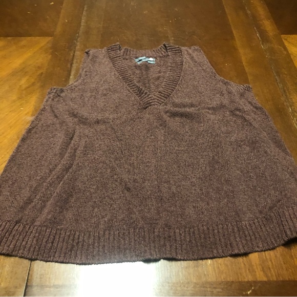 ANTHROPOLGIE Camila v neck sweater tank P15 - Picture 3 of 7